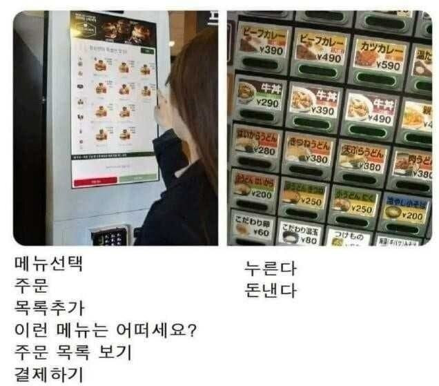 K키오스크 vs J키오스크