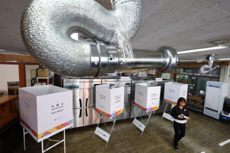 상상초월 이색 투표소