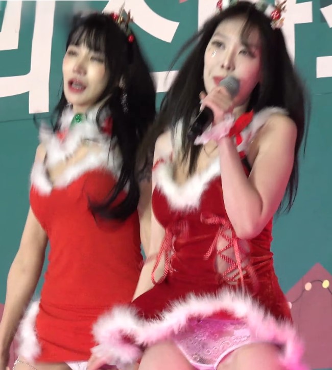 걸크러쉬 무대 위 ㅂ털(펌)