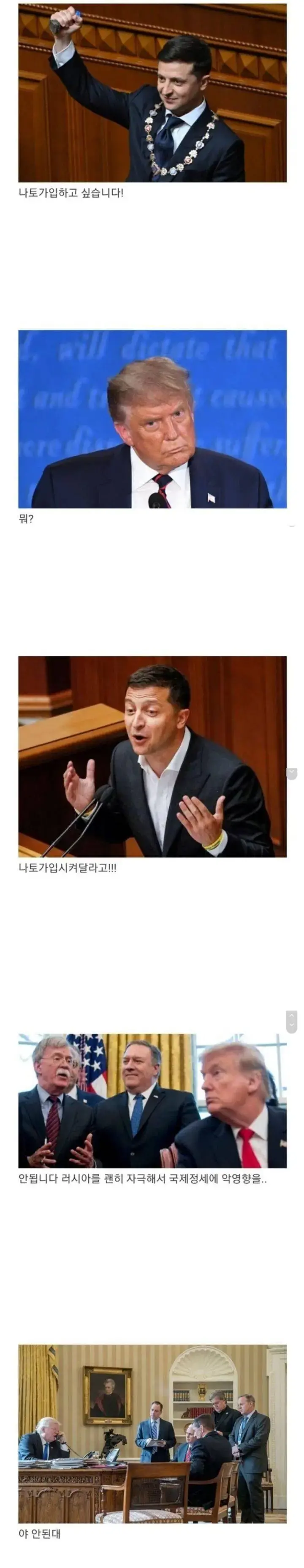 트럼프가 당선된 후 우.러